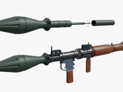 RPG-7 Launcher 3D model
