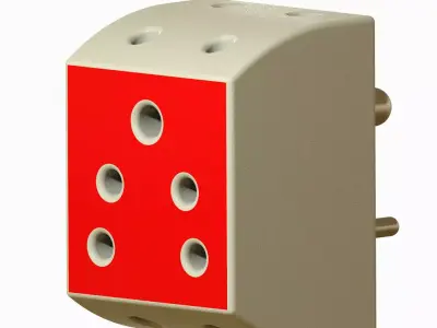 Electrical Plug Socket 3D print model