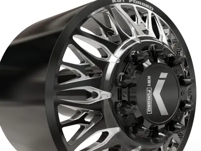 FRONT KG1 KD014-B-1 DUALLY WHEEL 3D MODEL 3D model