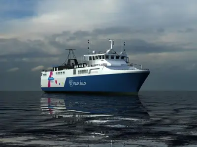 ship liner 3D model