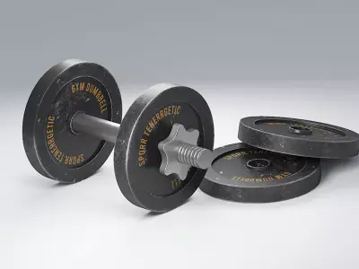 Gym Dumbbell 3 3D model