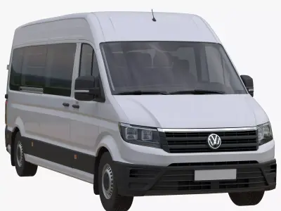 VW Crafter 2Gen L4H3 MiniBus 3D model