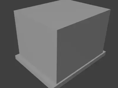 Electrical Box Low-poly 3D model purchase