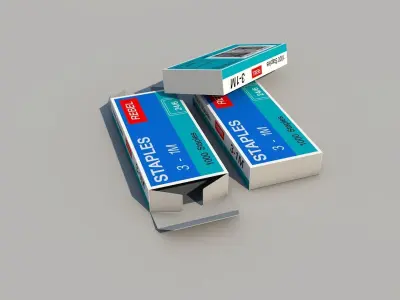 Staples Packaging 3D model