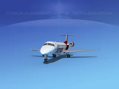 Embraer ERJ-140 Maxair 3D model