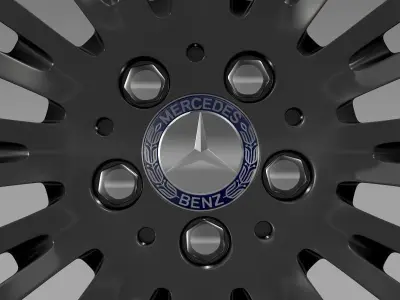Mercedes Benz S 600 rim 3D model