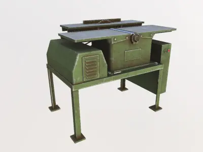 Woodworking machine bds 4 Low-poly 3D model