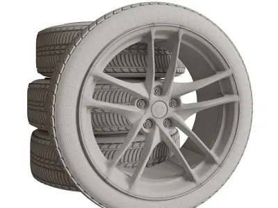 Wheel BBS 3D model purchase