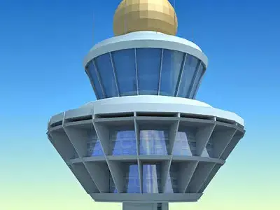 Bubble Control Tower  3D model