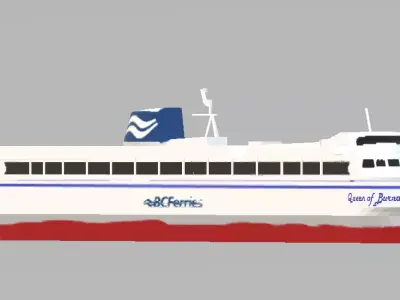 BCFerries MV Queen of Burnaby 3D model