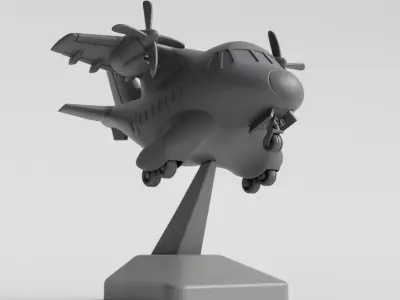 Mini Plane - CN 235 3D print model