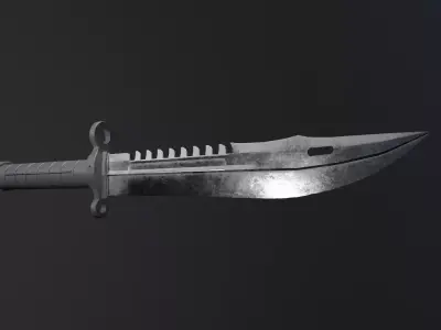 knife tactical 3D model