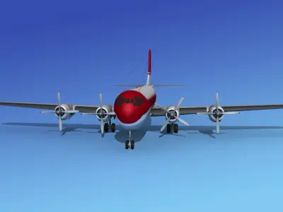 Boeing 377 Corporate 1 3D model