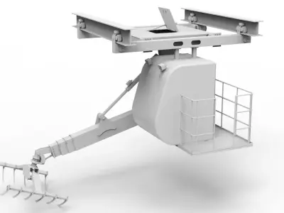 Industrial Machine - 1002 3D model