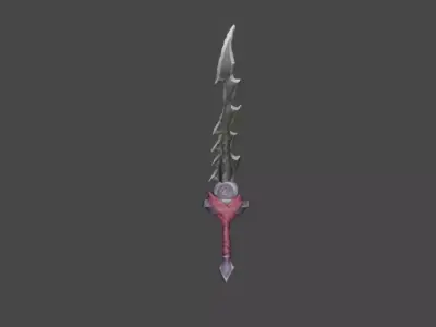 Zeloeman Sword A 29 Low-poly 3D model