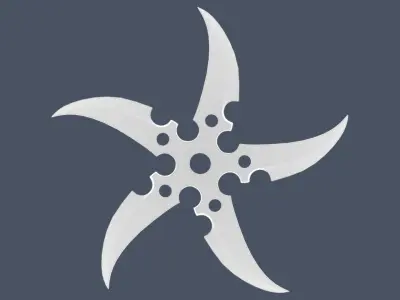 Ninja Shuriken 3D model
