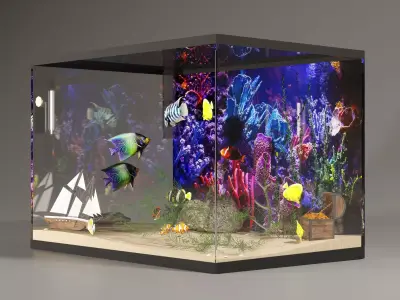 Aquarium 3D model purchase