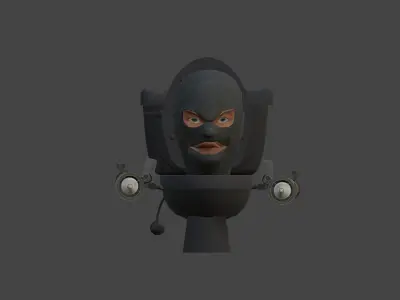 x SKIBIDI 3D model