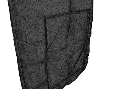 Mystic Stone Tablet Blue Glow 3D model