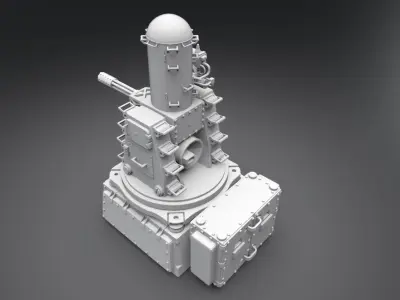 Phalanx CIWS Scale model 3D print model