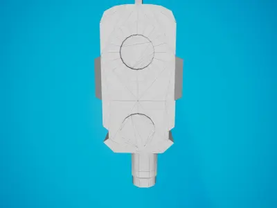 COLT PISTOL Free low-poly 3D model