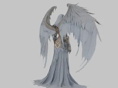 Mystical Creature Low-poly 3D model