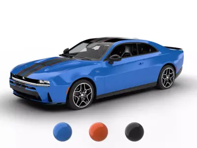 Dodge Charger Scat Pack Sixpack 2026 3d model 3D model purchase