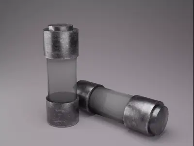 vaccine bottle 3D model 3D model