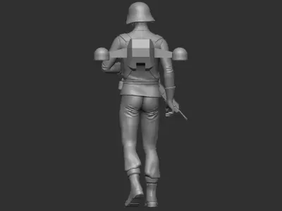 ZEON Force Stosstruppen style A 3D print model