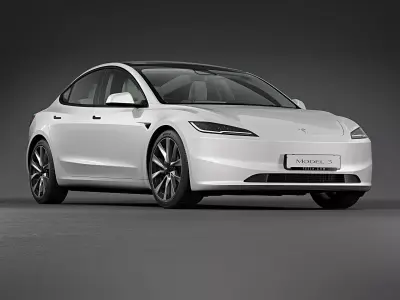 2024 Tesla Model 3 Highland 3D model