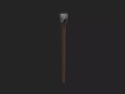 pickaxe 3D Model 001 Low-poly 3D model