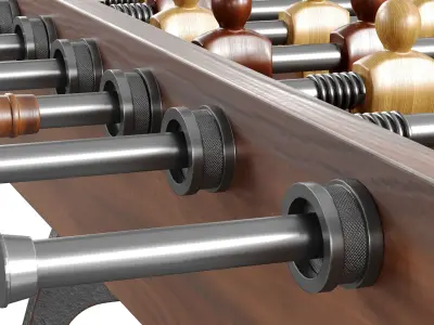 RH Vintage Industrial Foosball Table by Restoration Hardware 3D model