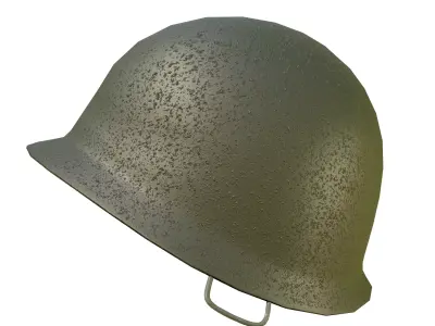 US M1 Helmet Low-poly 3D model