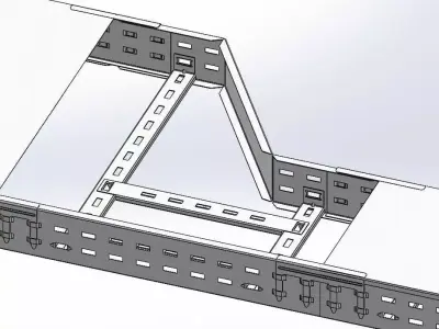 CABLE LADDER - Full CAD design 3D model