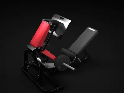Leg Press 3D model