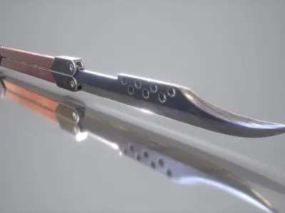 Damacus blade from Gunnm- Alita battle angel  3D model