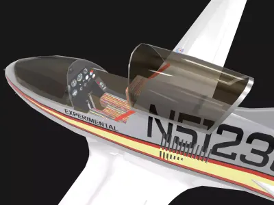 Bede BD-5 Micro 3D model