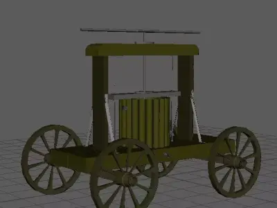 portable winepress 3D model