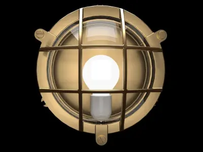old ship lamp  3D model