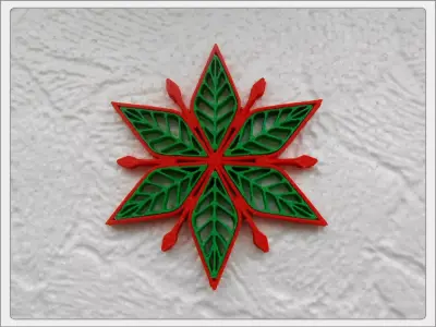 Color Snowflake Free 3D print model