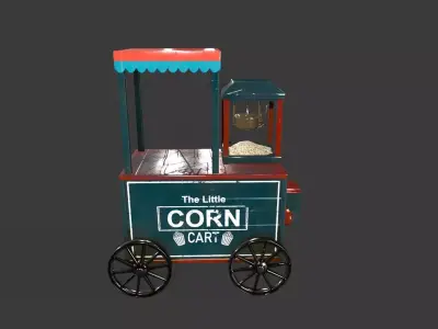 Main Truck 03 Low-poly 3D model