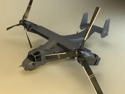 CV-22 Osprey USAF 3D model