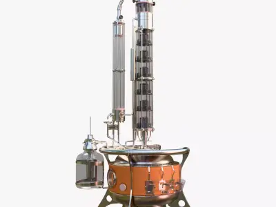 Craft Brewing Alcohol Still M1 3D model