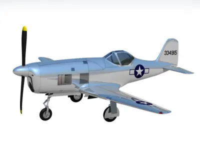 bell xp-77  3D model