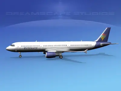 Airbus A321 Air Tours 3D model