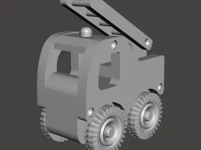 Fire Truck Toy 3D print model
