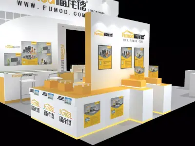 Exhibition - Area - 9X8-3DMAX2009-0112 3D model