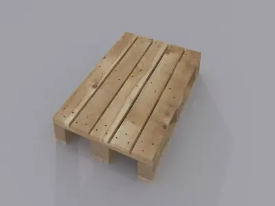 Palette Euro 3D model