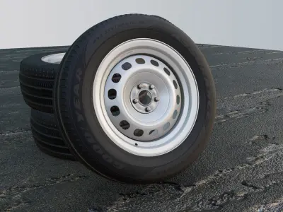 Steel Wheels 3D model