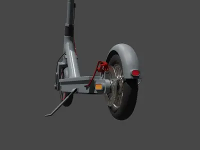 High-Quality Generic Electric Scooter 3D Model 3D model